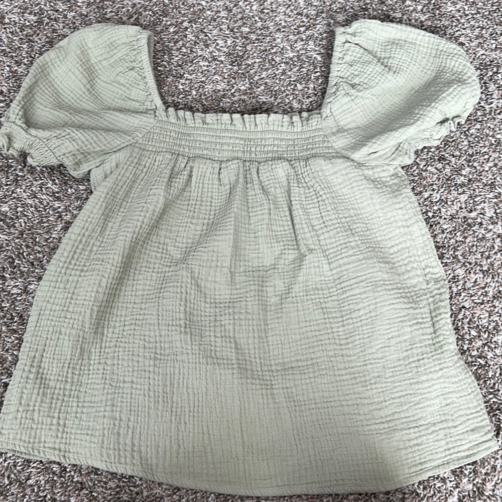 Waffle knit j crew top